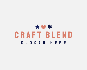 Playful Craft Shape  logo design