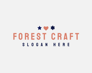 Playful Craft Shape  logo design