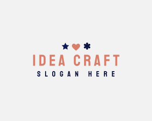 Playful Craft Shape  logo design