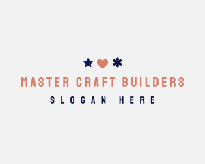 Playful Craft Shape  logo design