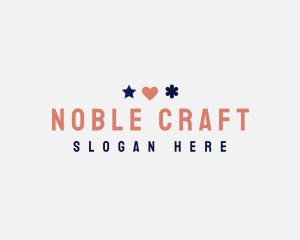 Playful Craft Shape  logo design