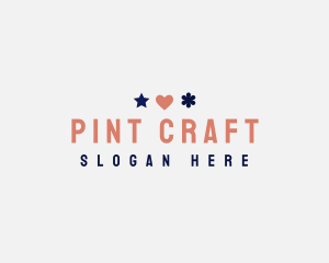 Playful Craft Shape  logo design