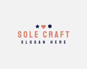 Playful Craft Shape  logo design