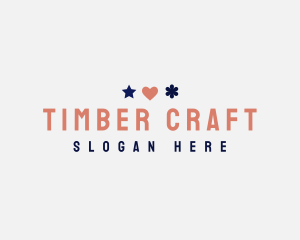 Playful Craft Shape  logo design