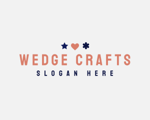 Playful Craft Shape  logo design