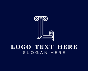 Law Firm Letter L logo