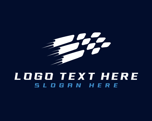 Checkered logo example 1