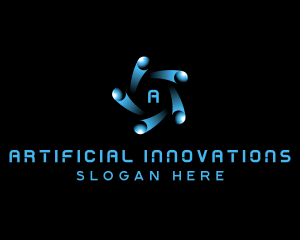 Cyber Artificial Intelligence logo design