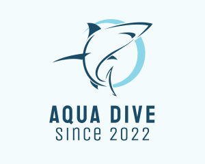 Ocean Shark Diving  logo design