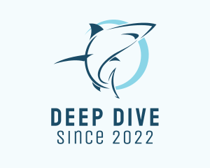 Ocean Shark Diving  logo design