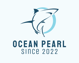 Ocean Shark Diving  logo design