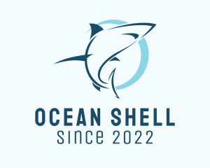 Ocean Shark Diving  logo design