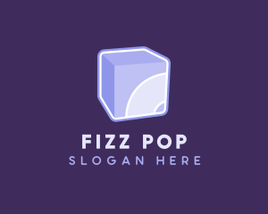 3D Purple Cube Technology logo design