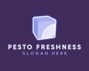 3D Purple Cube Technology logo design