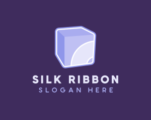 3D Purple Cube Technology logo design