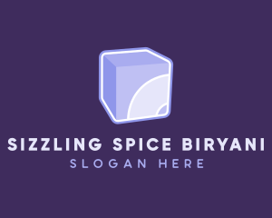 3D Purple Cube Technology logo design