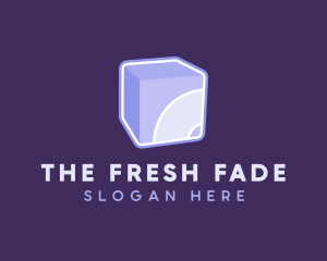 3D Purple Cube Technology logo design