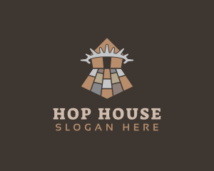 House Crown Tiles logo design