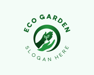 Hand Garden Plant logo