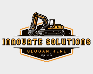 Excavator Industrial Construction logo