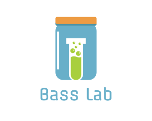 Blue Jar Lab logo design