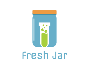 Blue Jar Lab logo design