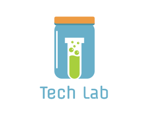 Blue Jar Lab logo design