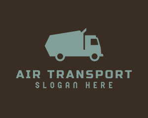 Dump Truck Transportation logo design