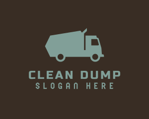 Dump Truck Transportation logo design