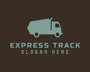 Dump Truck Transportation logo design