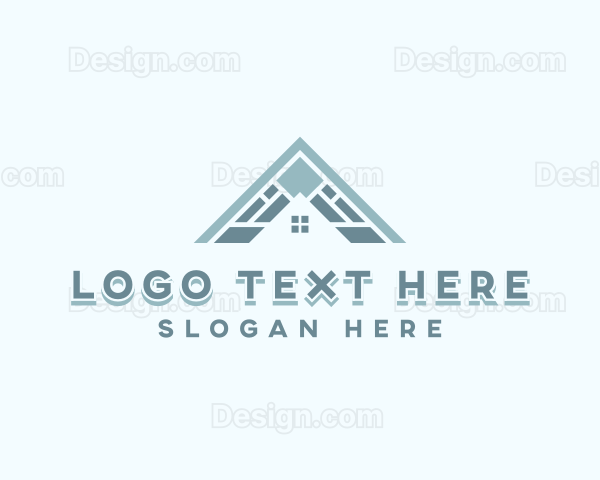 Roofing Contractor Renovation Logo