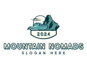 Seaside Mountain Travel logo design