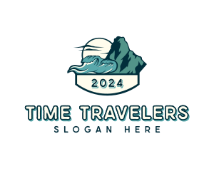 Seaside Mountain Travel logo design