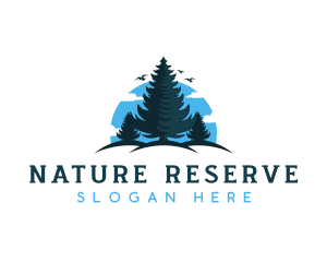 Pine Tree Nature logo design