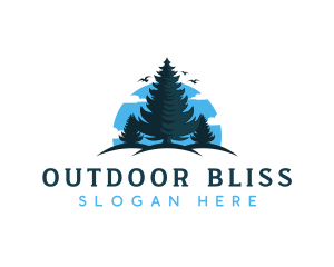 Pine Tree Nature logo design