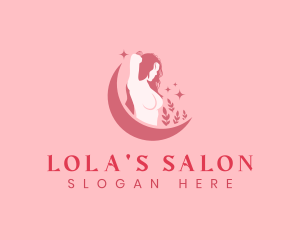 Woman Sexy Salon logo design