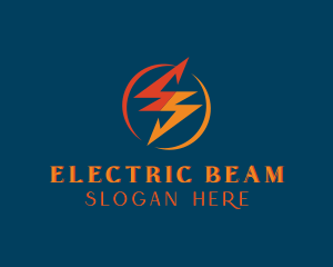 Lightning Bolt Electric logo design