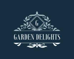 Garden Wedding Event logo design