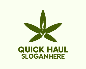 Organic Cannabis Smoke Logo