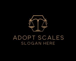 Law Firm Scale logo design