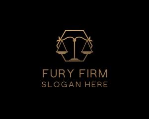 Law Firm Scale logo design