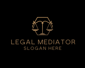 Law Firm Scale logo design