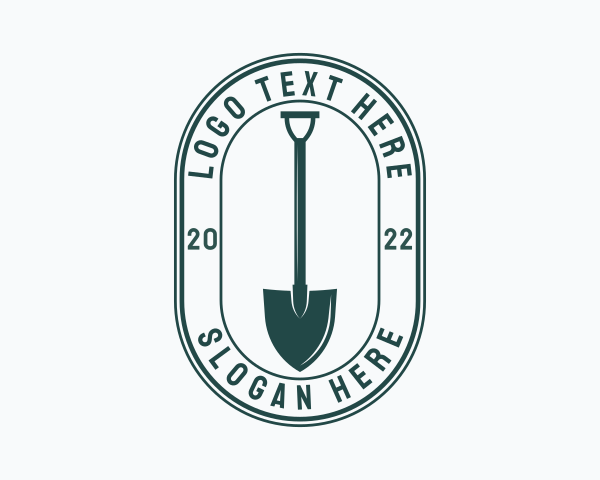 Gardener Shovel Tool logo