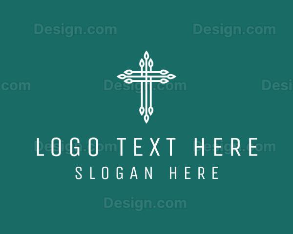 Elegant Christian Cross Logo