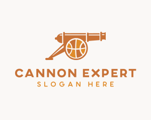 Basketball Cannon Artillery logo