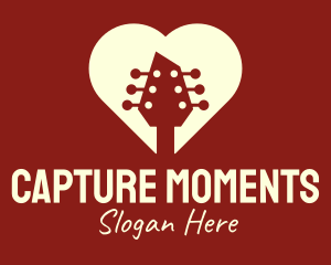 Guitar Romantic Heart logo
