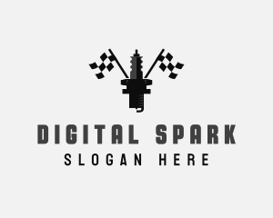 Spark Plug Automotive logo design