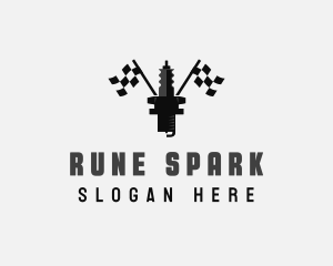 Spark Plug Automotive logo design