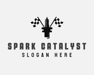 Spark Plug Automotive logo design