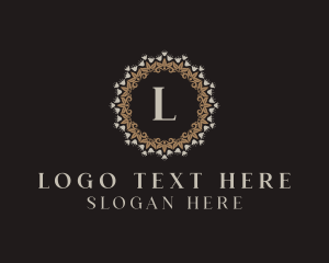 Elegant Floral Jewelry Ornament logo